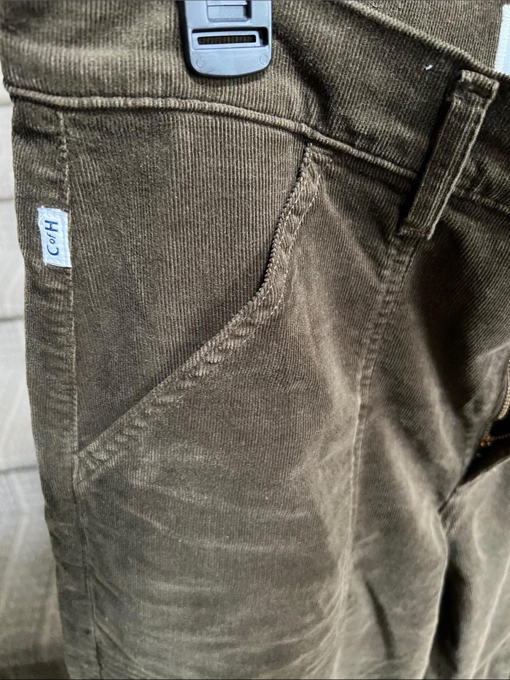 Citizens Of Humanity Size 28 ✨ Marcelle Corduroy Cargo Trousers- Dark Green - Picture 3 of 11